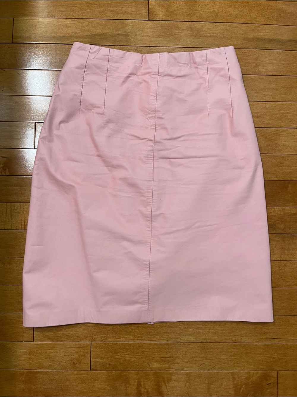 Vintage Danier Sport Soft Pastel Baby Pink Pencil Skirt